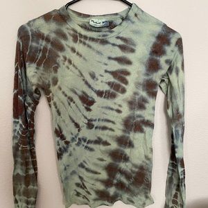 Michael Stars Tie Dye Loong Sleeve Thermal OS